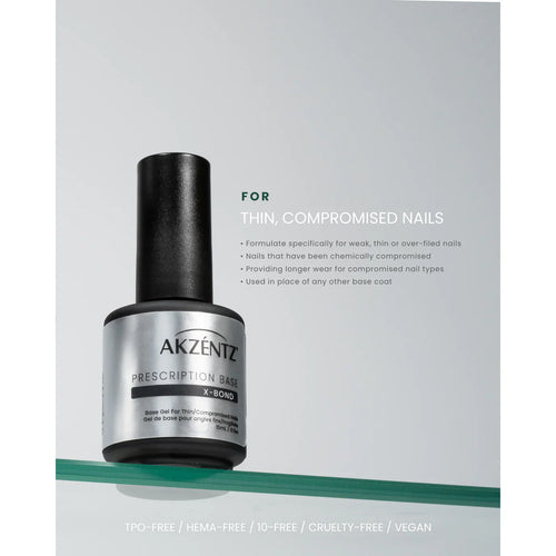 Akzentz - Prescription X-Bond Bonding Base Gel 15ml/0.5oz