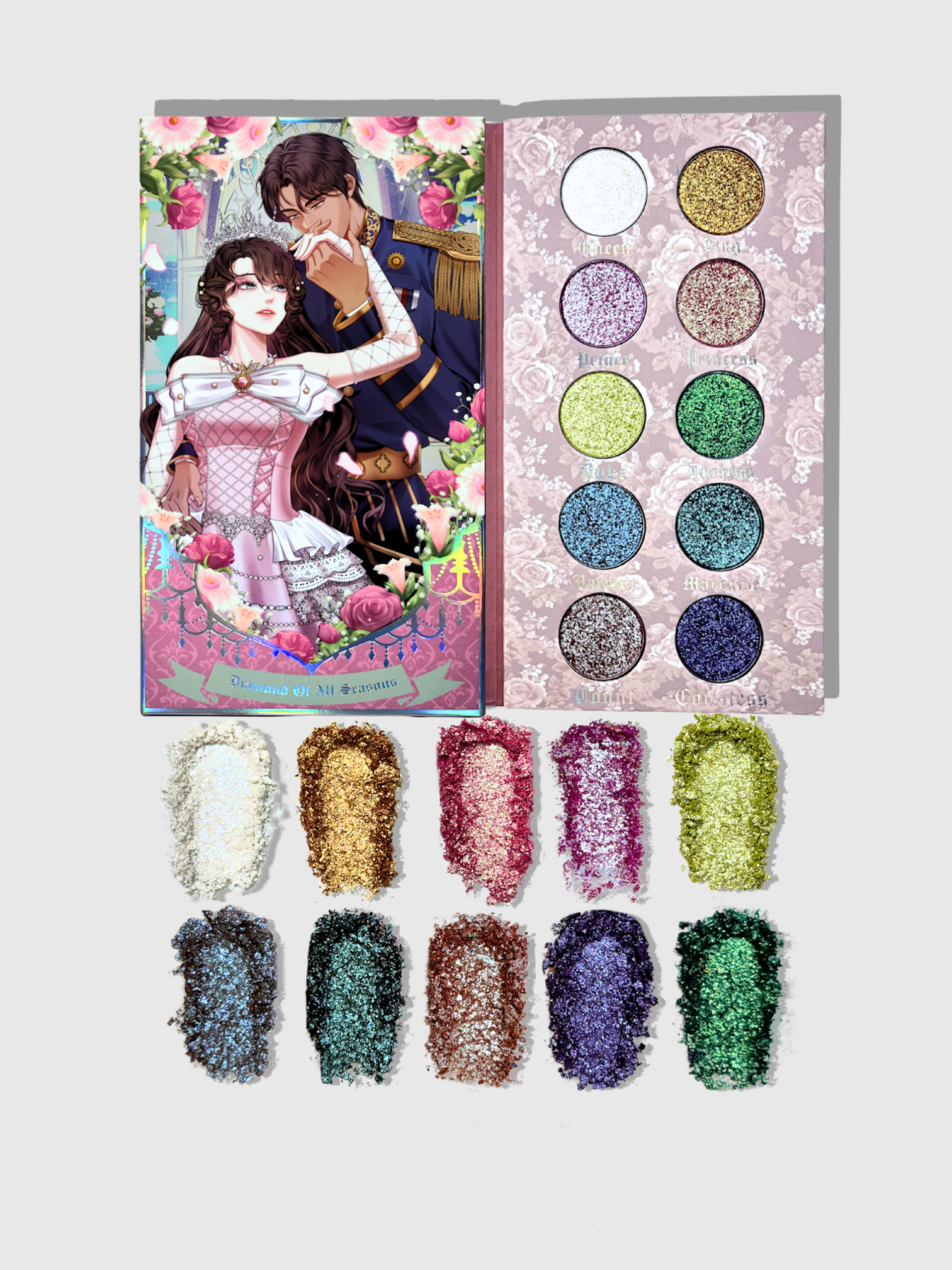 Diamond Of All Seasons- Duochrome Pressed Pigment Palette