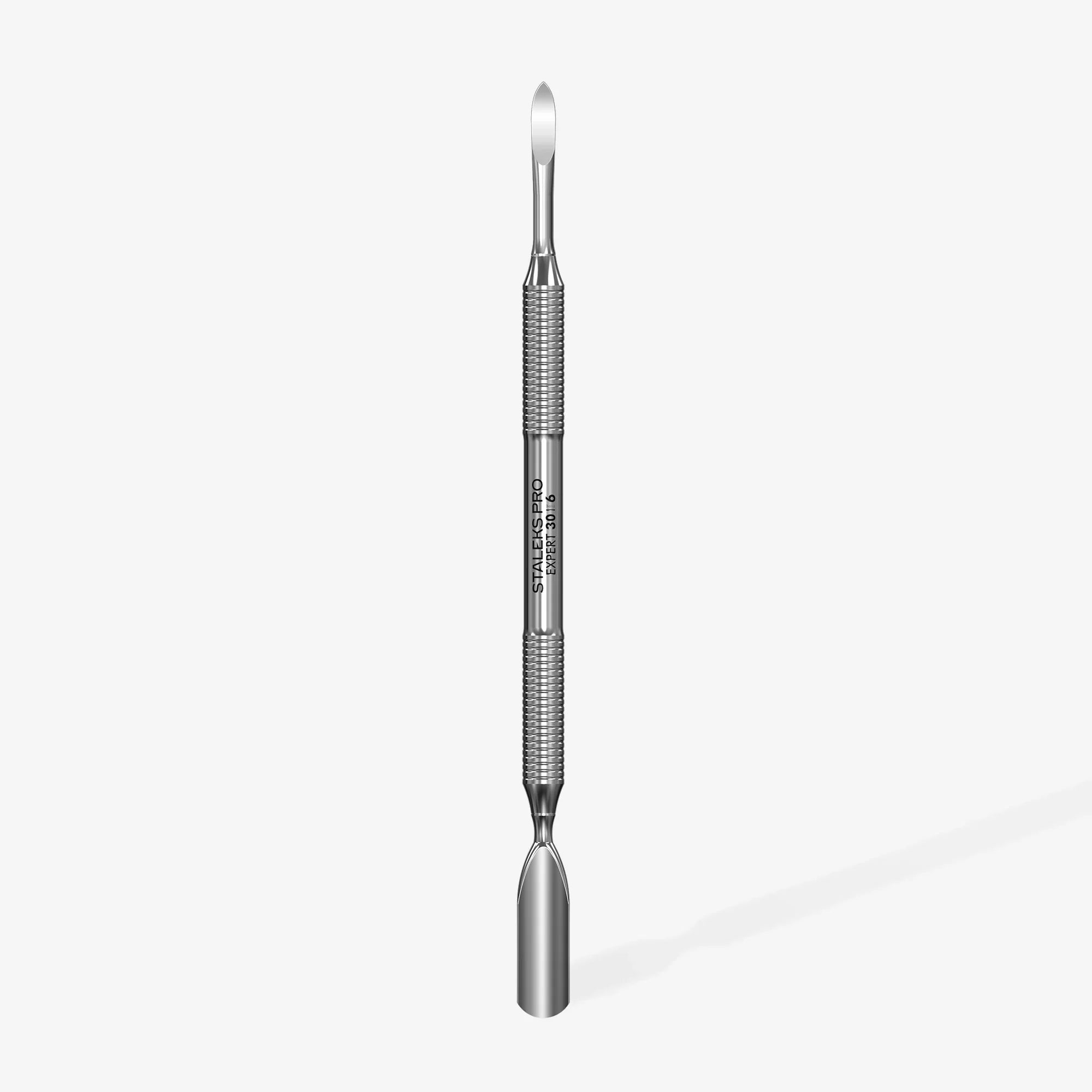 Manicure pusher EXPERT 30 TYPE 6 (rounded wide pusher and nail cleaner) PE-30/6 - STALEKS
