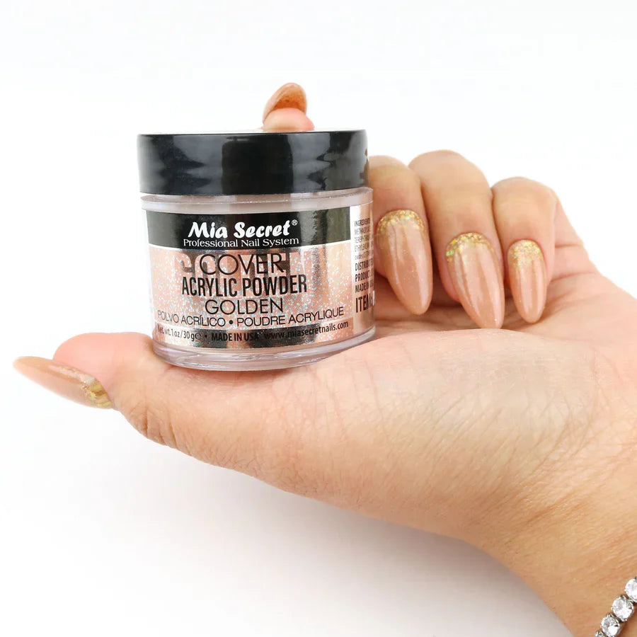 Mia Secret - Cover Golden Acrylic Powder, 2oz