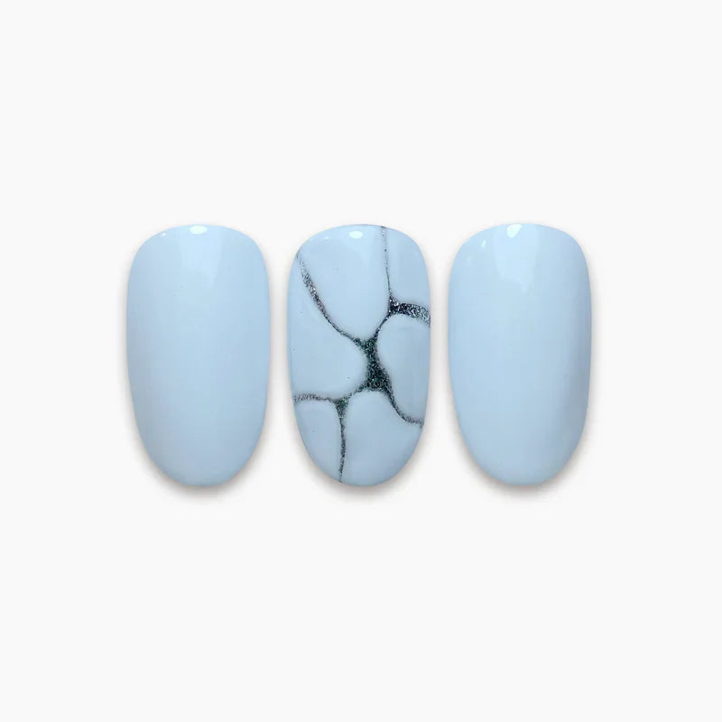 Pink Mask - Nail Art Gel White
